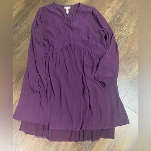 Dark purple Matilda Jane women’s dress. Size medium.